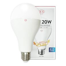 【旭光】LED 20W 6500K 白光 E27 全電壓 球泡燈