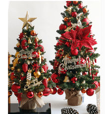 家用聖誕樹套餐 DIY聖誕節裝飾品 桌面迷妳小型聖誕樹