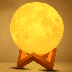 台燈3D月球燈 月亮小夜燈 臥室床頭燈 創意禮品觸摸拍拍燈 睡眠燈