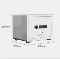 小型密碼指紋保險箱30cm可入牆入櫃辦公室保險櫃帶報警家用隱藏保險櫃