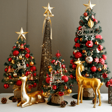 家用聖誕樹套餐 DIY聖誕節裝飾品 桌面迷妳小型聖誕樹