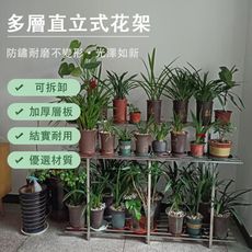 現貨 不鏽鋼花架 家用陽台裝飾置物架 多層置物架 不鏽鋼花台 直立款加厚100cm