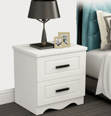 床頭櫃 小簡約現代臥室白色北歐式小桌子 小戶型儲物櫃 經濟型床頭櫃