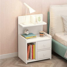 床頭櫃 臥室簡約現代迷妳小型儲物櫃 出租房簡易小收納櫃 床邊置物架
