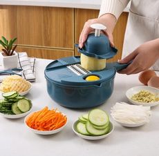 新款多功能切菜器廚房切片器家用土豆切絲器蘿蔔刨絲器
