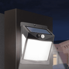 店長推薦 太陽能庭院戶外燈 家用208三擋照明室外防水人體感應路燈 院子陽台LED壁燈