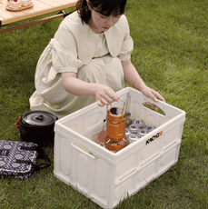 戶外露營 收納箱 桌子 露營桌  野餐裝備 便攜式野營小桌子