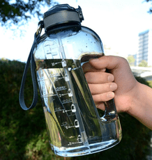 現貨 大容量2200ML運動太空杯 頓頓桶 水杯水桶型 夏日耐高溫運動健身水壺 無異味 網紅同款