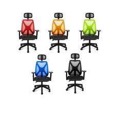《DFhouse》克萊兒全網透氣多功能辦公椅-全配-5色 電腦椅 書桌椅 網布