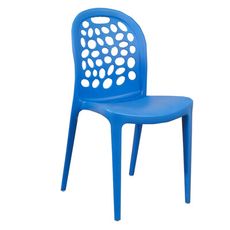 《DFhouse》大衛-曲線休閒椅-藍色