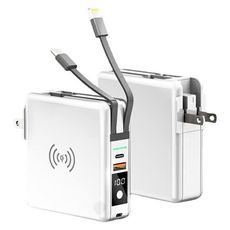 方型QI無線充電器+行動電源10000mah Qi快充無線充電底座