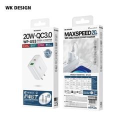 WEKOME U53 20w 充電器/豆腐頭 快速充電器PD充電器/QC3.0充電器