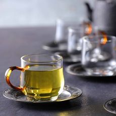 美色一把青小把杯 (一對)