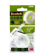 3M Scotch隱形膠帶補充包810R 透明袋12mm x 11.4m