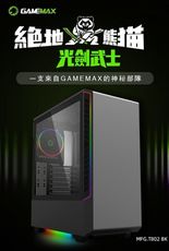 GAMEMAX PANDA T802 玻璃透側