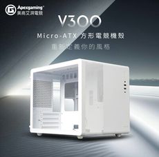 Apexgaming 美商艾湃電競 電腦機箱 V300 白色