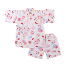 現貨】嬰幼兒女裝 夏季浴衣 甚平 2色 手鞠金魚花樣