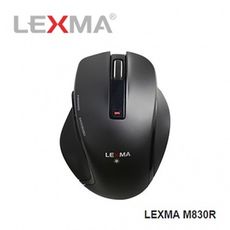 LEXMA M830R 藍光 無線滑鼠 黑色