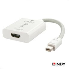 LINDY林帝 41069 MINI-DISPLAYPORT to HDMI 4K/60HZ 轉接器