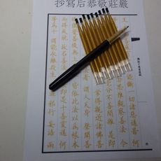 抄經筆套裝1筆10芯(1mm) -