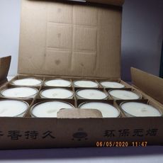 小茶碗西藏食用級植物酥油燈(8小時)白色1盒12盞1箱240盞(消災靜坐財神) -