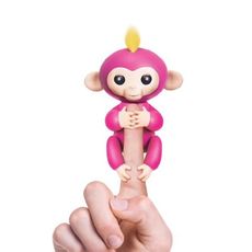 兒童玩具手指猴觸摸感應指尖玩具猴子(粉紅色) -