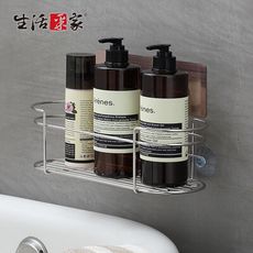【生活采家】樂貼系列台灣製304不鏽鋼廚房浴室用沐浴乳架#99475