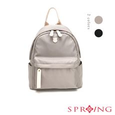 SPRING-學院尼龍後背包大容量後背包-多色(0-55035)