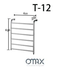 電熱毛巾架 T-12 【MIT】 掛壁式加熱型毛巾架 發熱型毛巾架 加熱毛巾桿 烘乾毛巾/口水巾