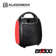 【AUDIOBOX】/BBX300/ 手提式藍芽無線多功能多媒體音箱_黑紅RD