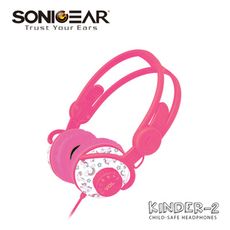 【SonicGear】/KINDER 2/ 兒童專用安全立體聲耳機_Girl