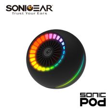 【SonicGear】/SonicPod/ 流光炫彩藍牙多媒體音箱風_BK黑