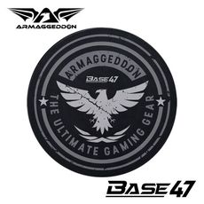 【ARMAGGEDDON】BASE-47 電競地墊_ BADGE Black / 闇黑徽章