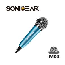 【SONICGEAR】MK-3 迷你收音麥克風_金屬藍