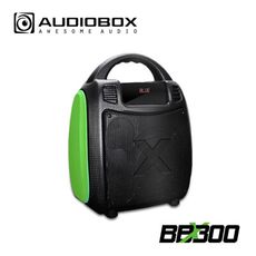 【AUDIOBOX】/BBX300/ 手提式藍芽無線多功能多媒體音箱_黑綠GN