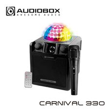 ㊕福利品精選【AUDIOBOX】/Carnival 330/ 七彩霓虹藍芽無線卡拉OK音箱