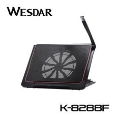 【Wesdar】/K-8288F/ 電競筆記型電腦用散熱墊