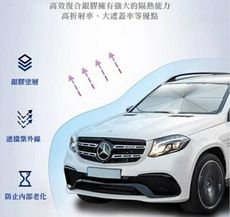 (小款 送收納袋) 防曬神器 汽車+行走 兩用遮陽傘 下車可方便使用 傘式遮陽簾 車傘 前擋遮陽板