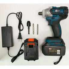 無刷電動扳手 JJ兩用 21V 兩用機21V 簡配 線充 3.0AH雙電池(兩電一充)