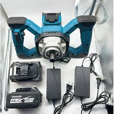 雙插槽鋰電水泥攪拌機 通用類牧田21V款 5.0AH /鋰電方向盤款攪拌機/鋰電手持混泥土攪拌機