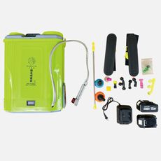 鋰電電動噴霧器 通用牧田18V插腳 20升 5.0AH 雙電池/ 電動打藥機 / 高壓農用農藥噴灑器