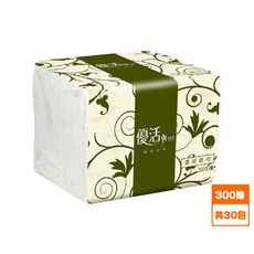 【現貨滿額免運】優活 抽取柔拭紙巾 300抽x30包 (箱)