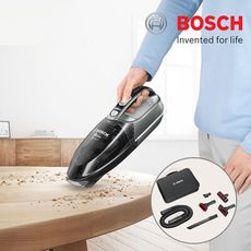 【BOSCH 博世】 輕巧手持無線吸塵器 星燦銀 含全配件包 BHNL2140TW