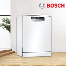 【BOSCH 博世】13人份獨立式智能洗碗機 SMS6HAW00X 含安裝 送去味器