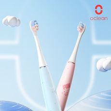 【Oclean歐可林】KIDS 兒童專用音波電動牙刷 天空藍/嫩粉紅