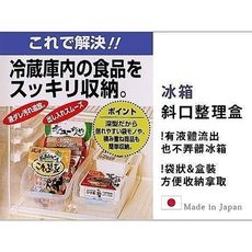 居家寶盒【SV3451】日本製 冰箱斜口防髒好拿好收整理盒 收納盒 冰箱收納 廚房收納