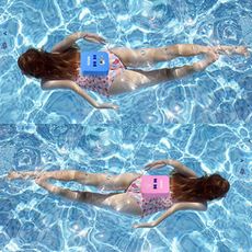 【居家寶盒】小號 新款背漂  兒童 背浮 游泳浮漂 游泳輔助裝備 浮水板 浮力背板 發泡板