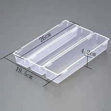 3格整理盒 三入 桌面抽屜收納盒 整理盒 自由組合收納 桌面收納 廚防收納【SV3864】居家寶盒