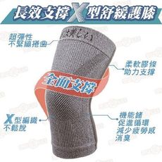 【京美】長效支撐X型舒緩護膝