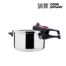 CookPower鍋寶 歐風快鍋6L(6L快鍋含蓋*1+玻璃鍋蓋*1+蒸盤*1+蒸架*1)